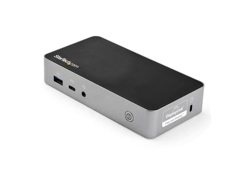 StarTech.com DK30CHHPDEU, Koblet med ledninger (ikke trådløs), USB 3.2 Gen 1 (3.1 Gen 1) Type-C, 60 W, 10,100,1000 Mbit/s, Svart, Sølv, 5 Gbit/s