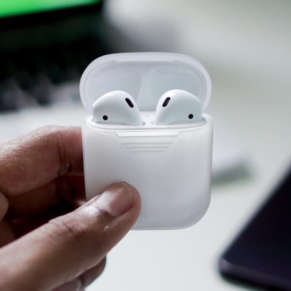 Beskyttelses til Airpods - Hvid