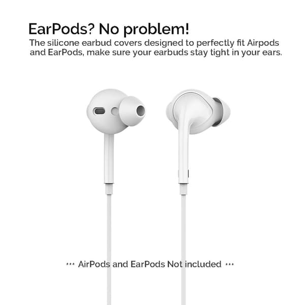 Silikone beskyttelse til AirPods / EarPod 3-pack kroge C4U®