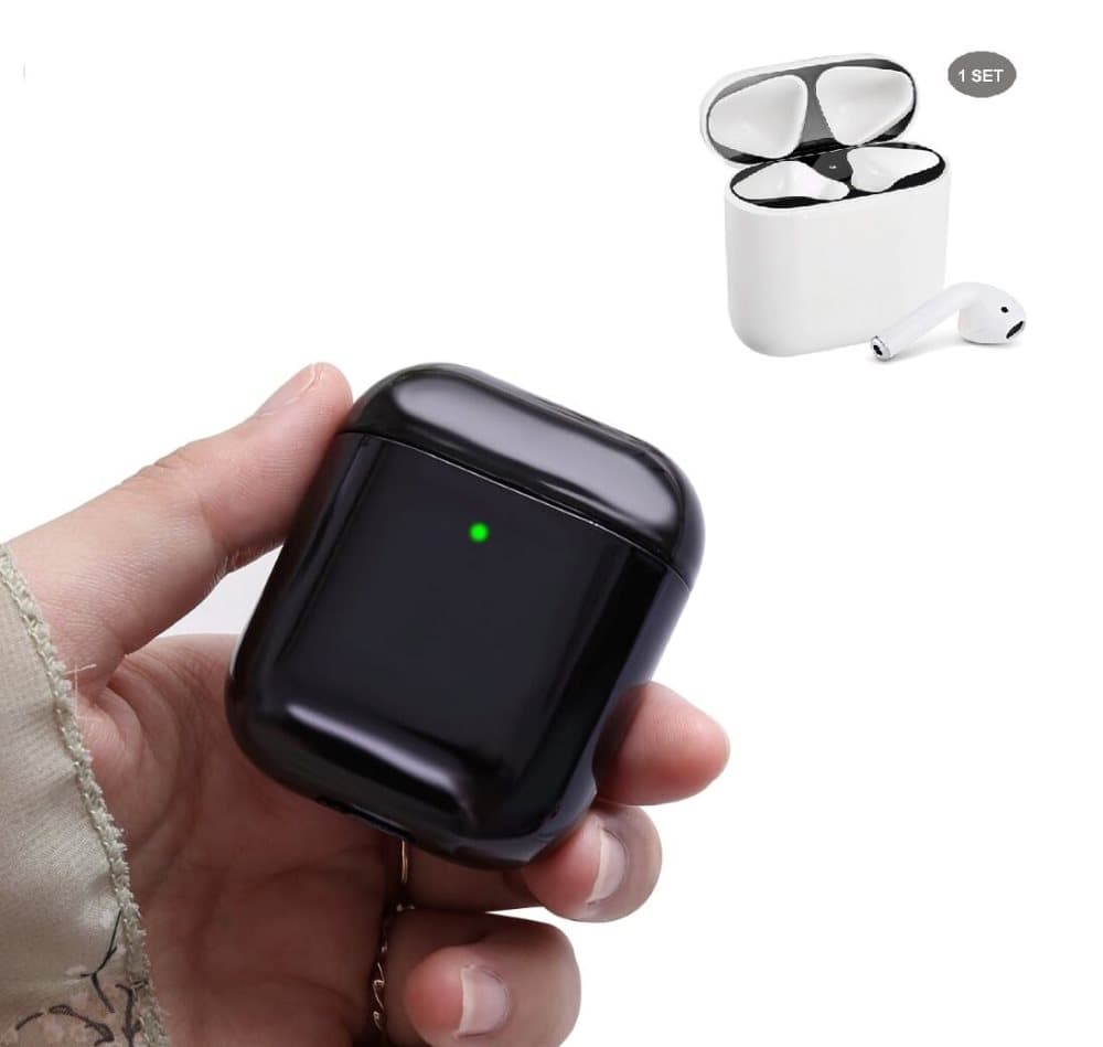 Skyddsfodral Chrome Edition LED 2in1 för AirPods / AirPods 2 - C4U®