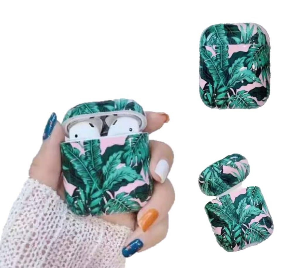 Skyddsfodral Löv Jungle Edition för AirPods / AirPods 2 - C4U®