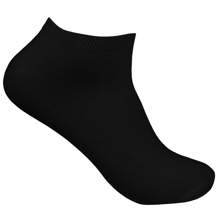 10-PACK SVARTA ANKELSTRUMPOR