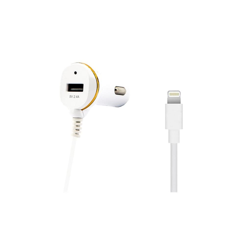 Billaddare REF. 138215 USB Cable Lightning Vit