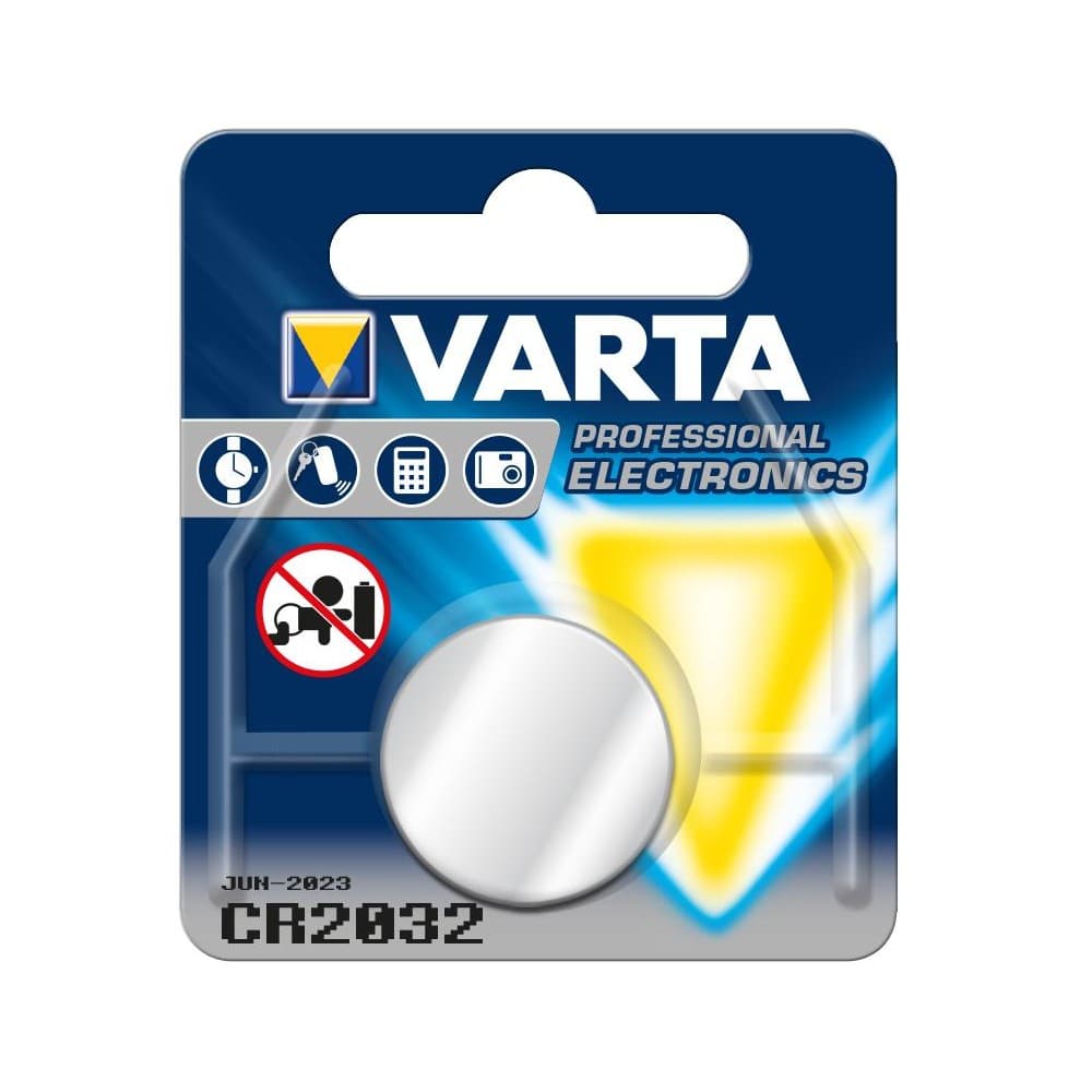 Litium knap-cellebatteri Varta CR-2032 3 V