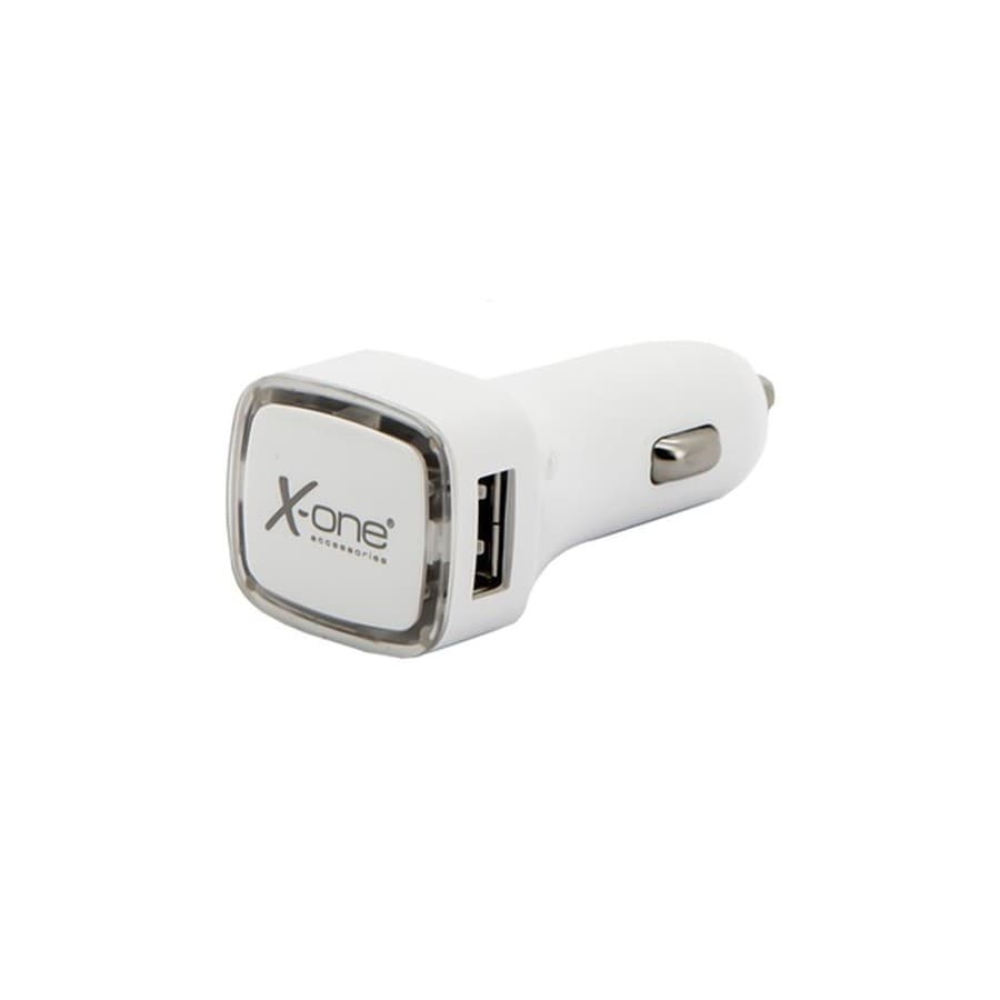 Billaddare REF. 138376 2 x USB-A Vit