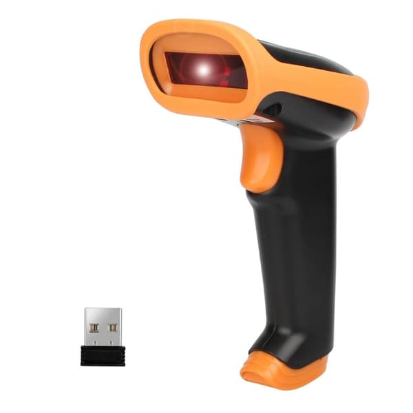 Stregkodelæser med USB til 1D-koder - Orange