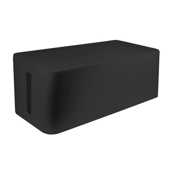 23.5x11.5x12cm Kabelbox , svart (small)