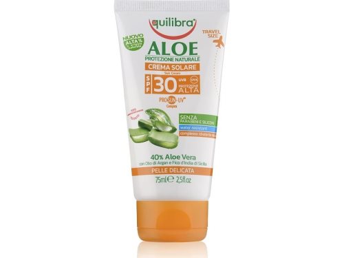 Bild av Equilibra EQUILIBRA_Aloe Sun Cream SPF30 + aloe sunscreen 75ml