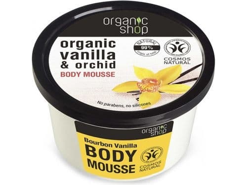 Organic Shop Bourbon Vanilla Body Mousse Vartalovaahto Vartalovaahto 250ml