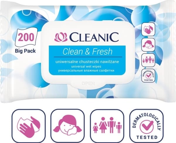 Cleanic HARPER * CLEANIC Fresh scarf Clean & Fresh 200pcs &