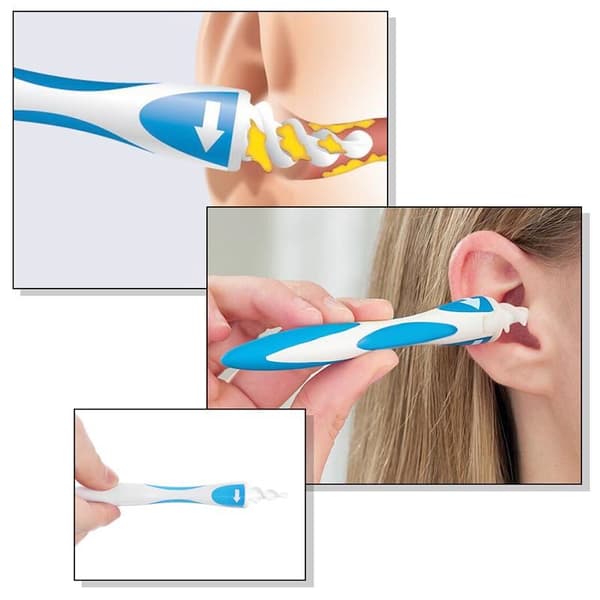 Smart Swab Öronrensare spiral + 16 extra toppar