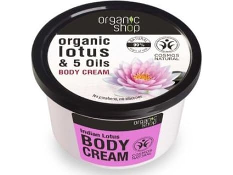 Organic Shop Body Cream Indian Lotus BDIH 250 ml