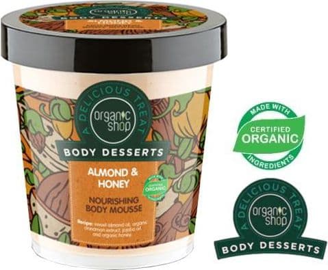 Organic Shop Body Desserts Mus do ciała Almond & Heney Milk 450 ml