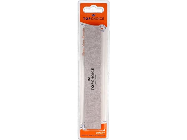 Top Choice 2-function nail file 180/240 rectangular 18cm 1 pc