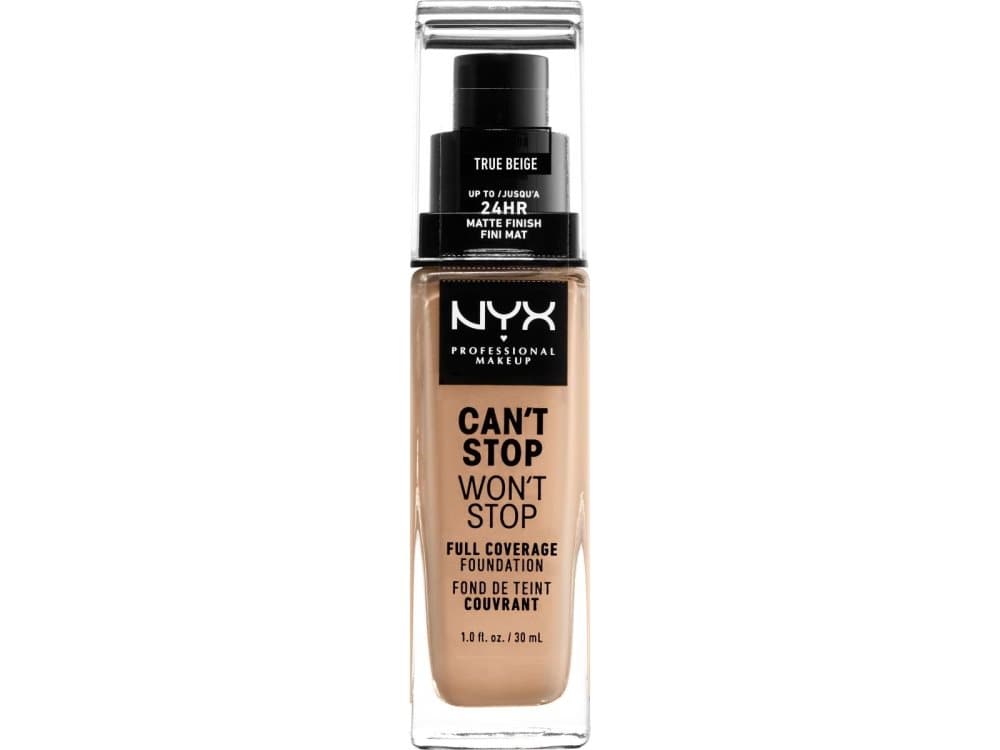 NYX PMU 800897157258, Flaska, Vätska, TRUE BEIGE, Matt, ffa489, Nude beige with yellow undertone