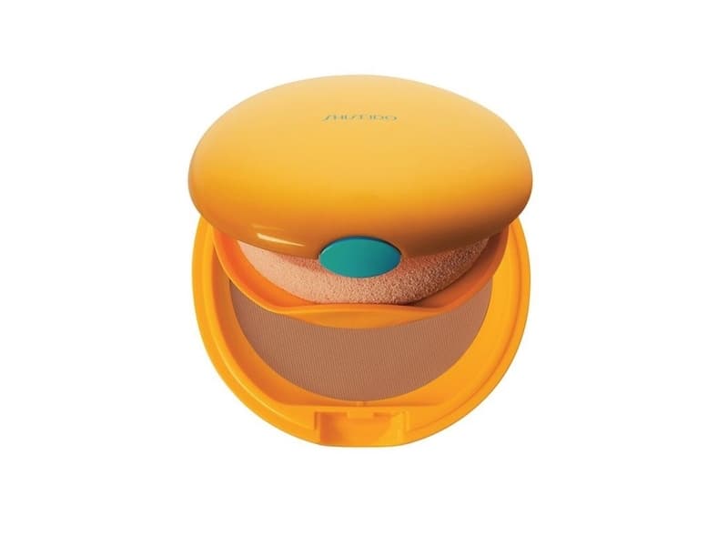 Shiseido Tanning Compact Foundation, Compact case, Powder, Natural, Universal, Moisturise, Shine, Smoothing, Smoothing, Natural