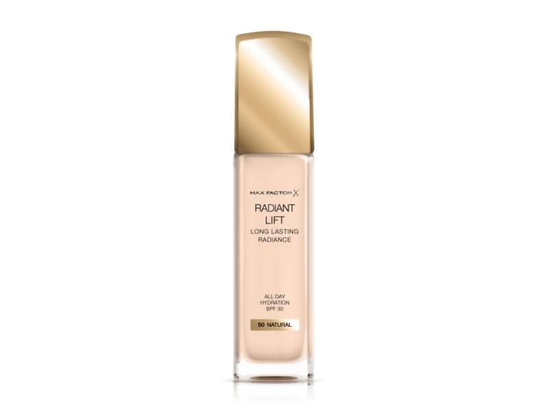 Max Factor Radiant Lift, Pumpe flaske, Krem, Natural, Universell, anti aldring, Mattifying, Fuktighets krem, Shine (lys), Radiant (skinnende)