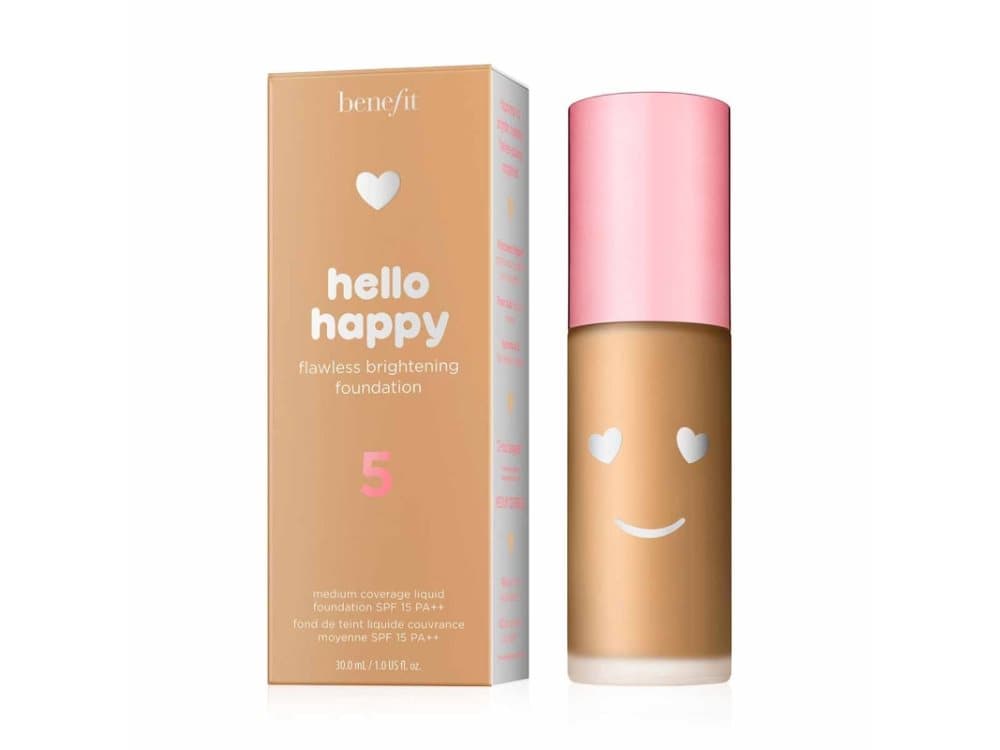 Benefit Hello Happy Flawless Brightening Foundation Spf15 Dame 30 Ml Shd07 Cdon