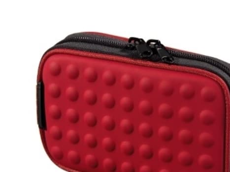 Hama NaviBag "Dots", red, PVC, Röd, 130 x 25 x 80 mm