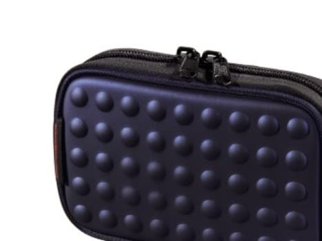 Hama NaviBag "Dots", blue, Blå, EVA (Ethylene Vinyl Acetate), 130 x 25 x 80 mm