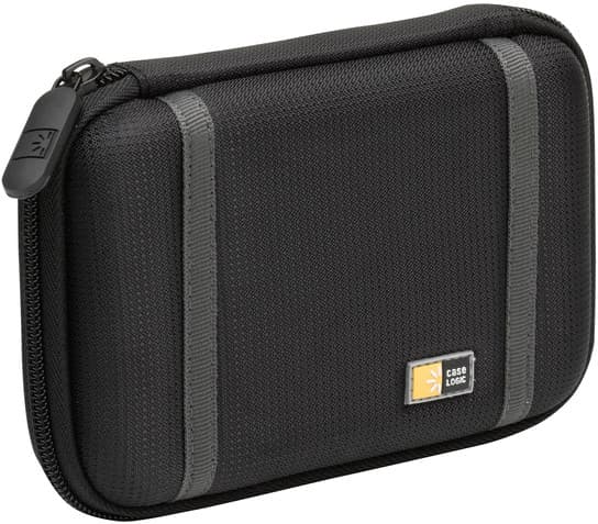 Case Logic GPS-1BLACK, 8,89 cm (3.5"), Hårt fodral, Svart, Universal, Reptålig, Skum av etylenvinylacetat