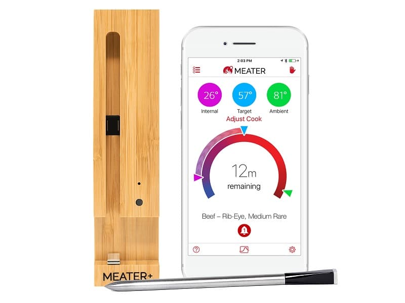 MEATER+ Bluetooth Stegetermometer - Op til 275°C - Uden ledning - 50 meter Rækkevidde