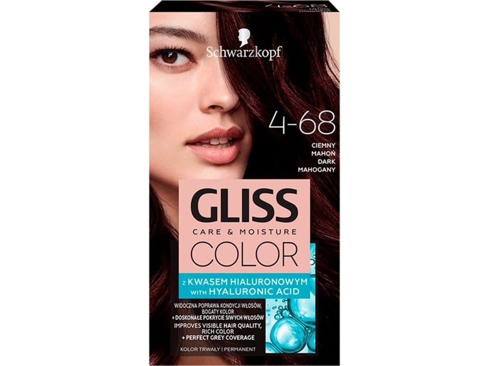 Schwarzkopf Schwarzkopf Gliss Color Color cream No. 4-68 Dark Mahogany 1op.