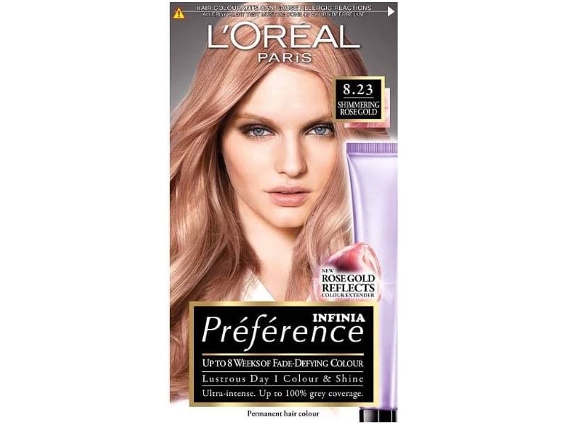 L'Oreal Paris Recital Preference Hair dye 8.23 Shimmering Rose