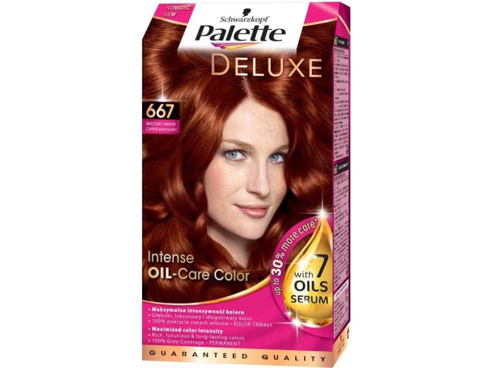 Schwarzkopf PALETTE Deluxe 667 copper mahogany