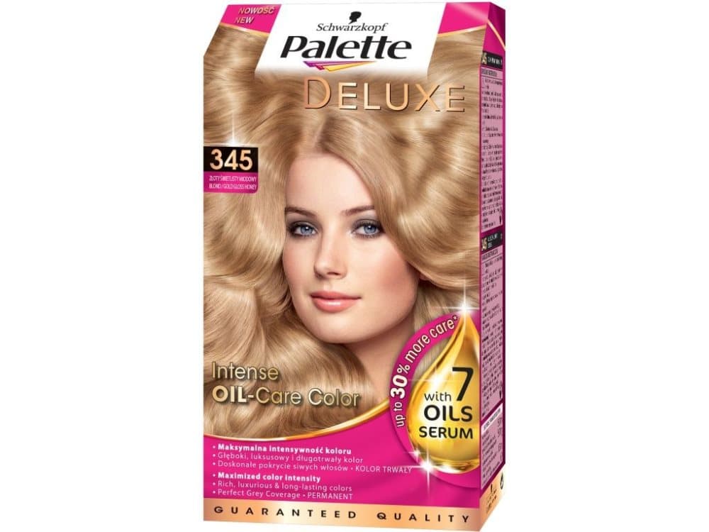 Schwarzkopf PALETTE Deluxe 345 golden light honey blonde