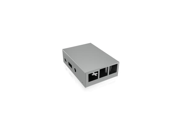 RaidSonic IB-RP104-S, Omslag, Gjuten aluminium, Silver, 90 mm, 61 mm, 27 mm