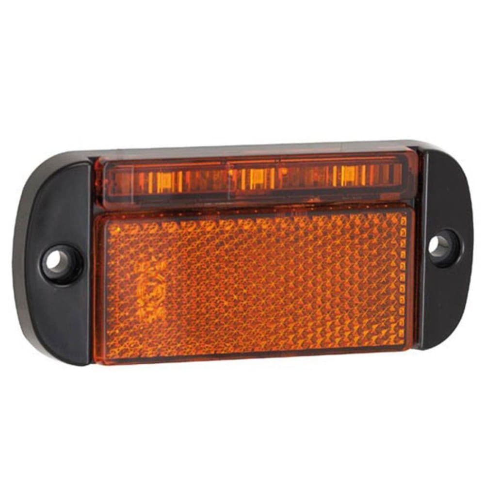 LED Autolamps Lavprofilert markørlys rav 12/24 V 44AME