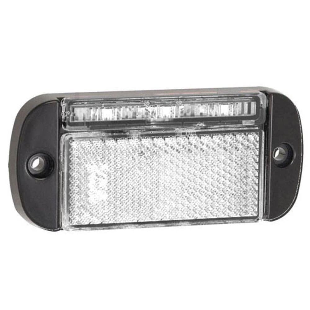 LED Autolamps Lavprofilert markørlys hvit 12/24 V 44WME