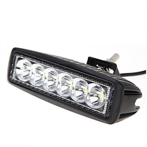 LED Extraljus 18W Flood-ljus 6"