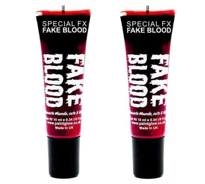 Paint Glow Fake Blood Theatre Blood Halloween Masquerade Party 2-P
