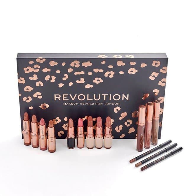 Giftset Makeup Revolution Lip Revolution Nudes