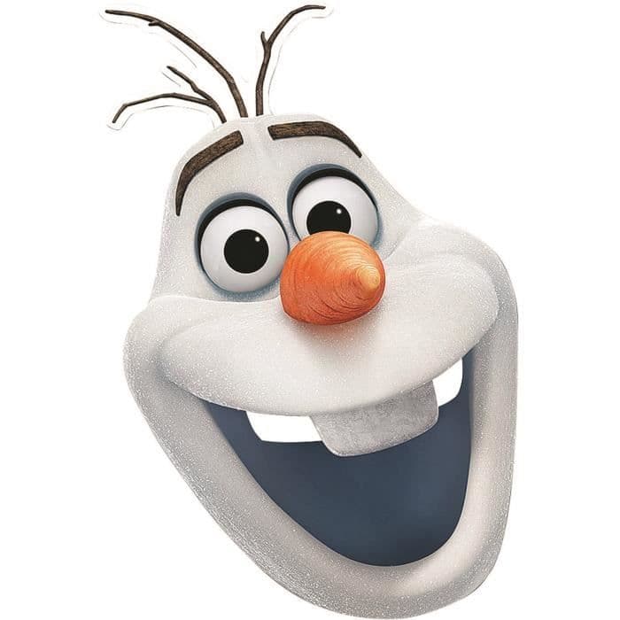 DISNEY Olaf-naamio pahvissa