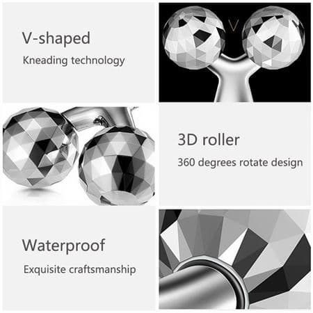 3D Massage Roller Carat kasvoille ja vartalolle ZL-209