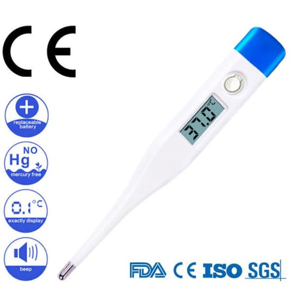 Digital febertermometer med LCD-skärm-Febertermometer