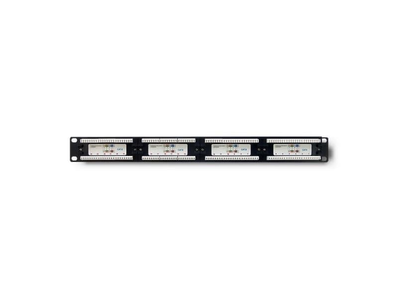 Patch panel Qoltec 53992 (1U; 19"; 6; 24xRJ-45)