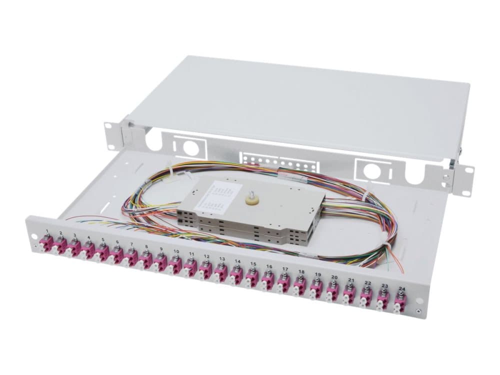DIGITUS Professional DN-96332-4 - Spleiseboks for fiberoptikk - LC x 48 - 1U - 19"