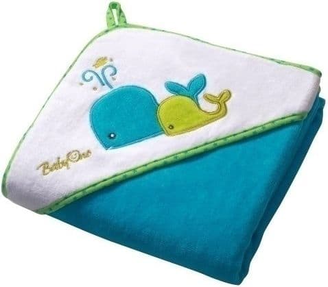 Babyono Velor bathing cover turquoise 100x100 (ON-1392)