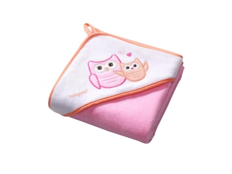 Babyono 100x100 Velor Swimwear Pink (ON-1391)