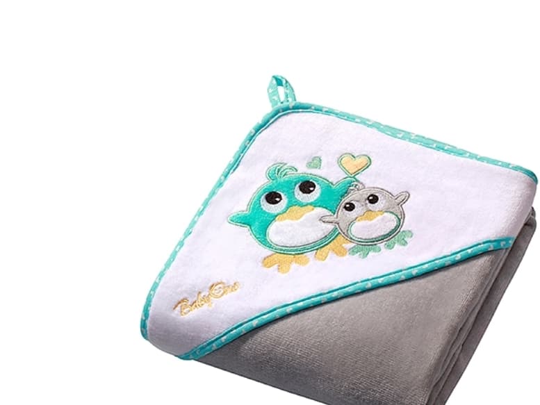 Babyono Velor Bathrobe 76x76 Gray (ON-1390)