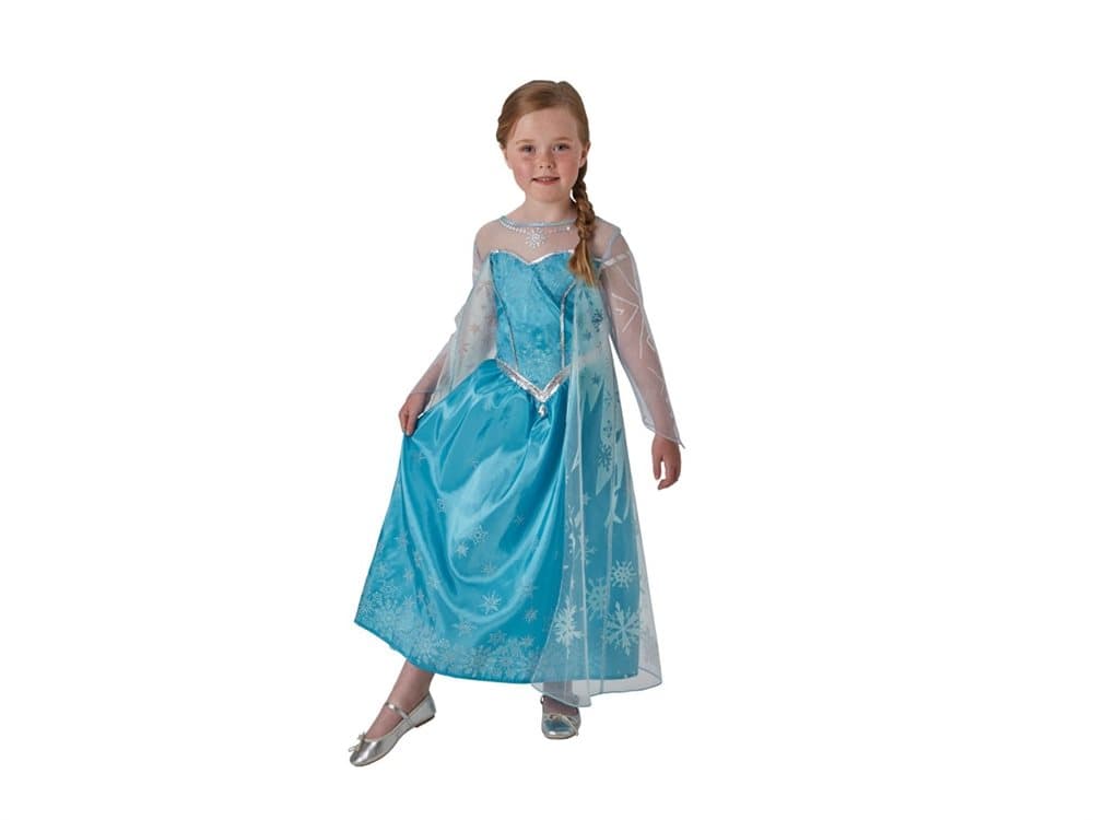 Disney Frost Elsa Deluxe Udklædningstøj(Str. 128/L)