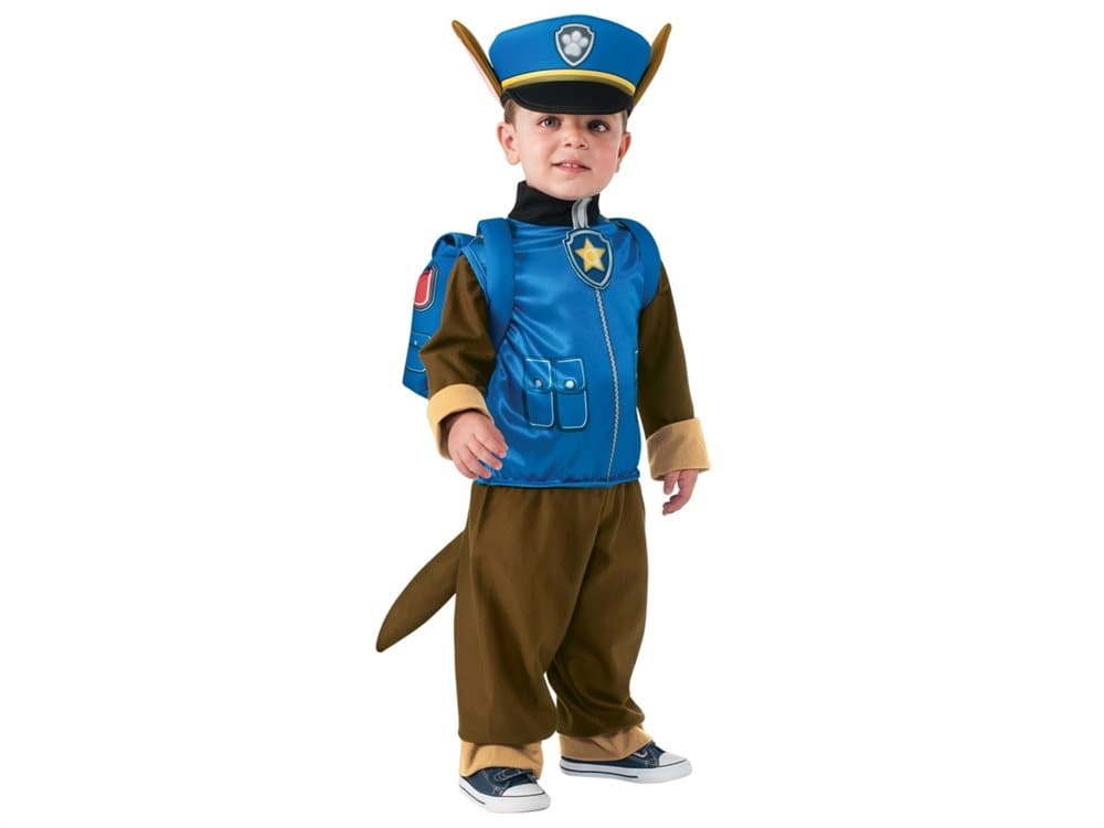 Paw Patrol Chase Deluxe udklædning til børn(Str. 99/Toddler)