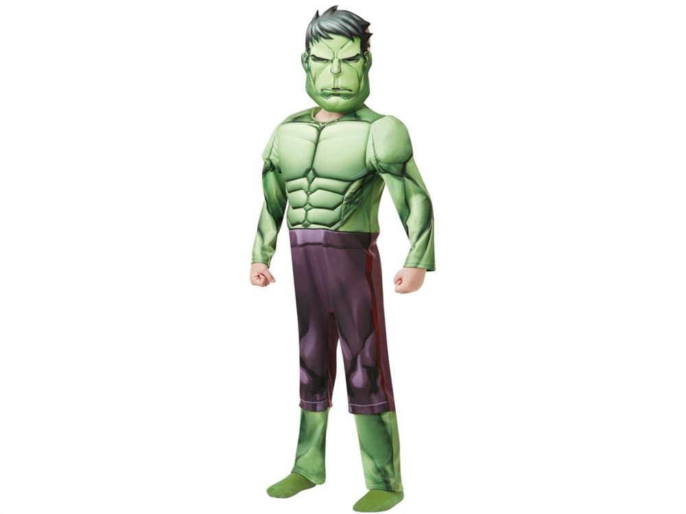 Hulk Deluxe Udklædningstøj (9-10 år)(Str. 140/9-10)