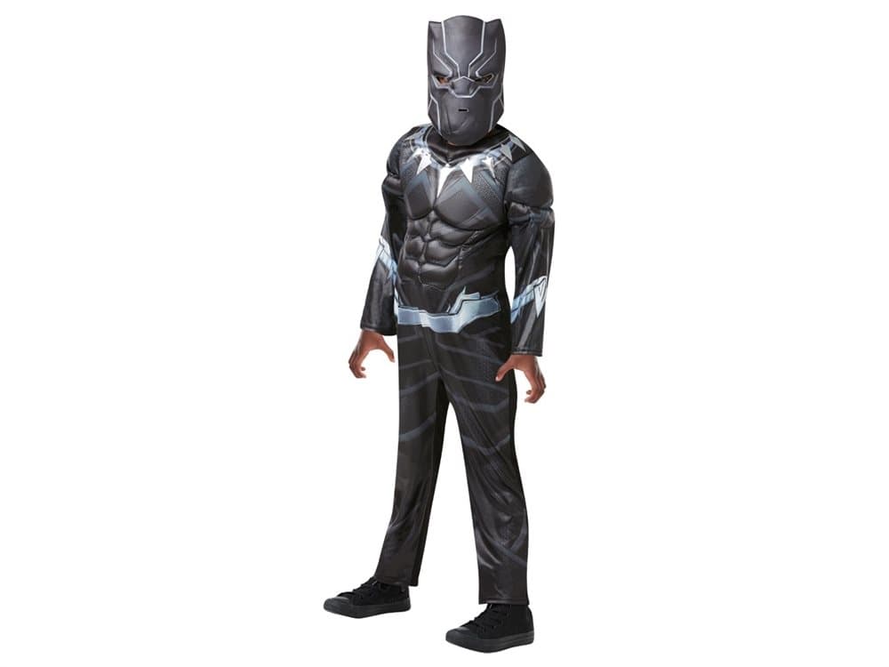 Black Panther Deluxe Udklædningstøj (3-9 år)(Str. 104/S)