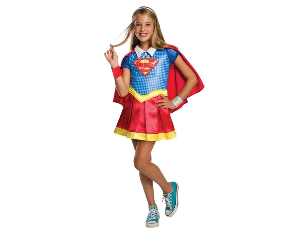 Supergirl Deluxe Udklædningstøj(Str. 137/M)