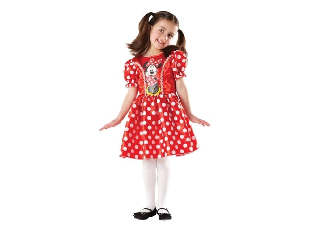 Disney Junior Minnie Mouse Classic Rød Kostume (3-9 år)(Str. 104/S)